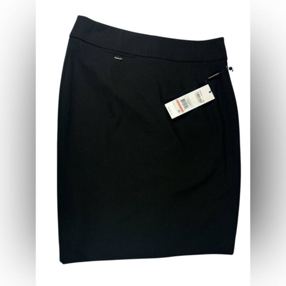 Calvin Klein Classic Black Pencil Skirt Size 4 - Timeless Professional Chic